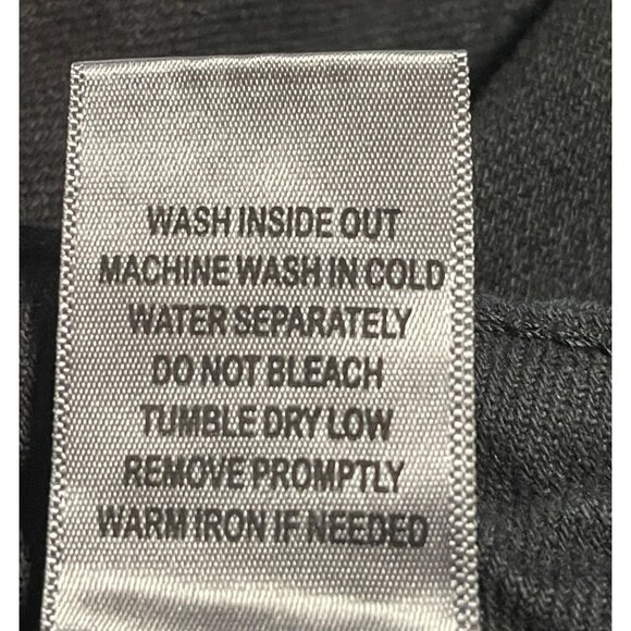 Highway Jeans Womens Frayed Hem Black Denim Skort Shorts Plus Size 20 - Picture 6 of 8